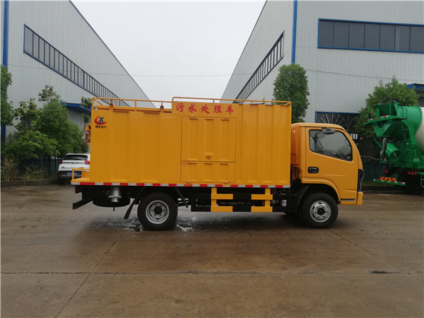 國(guó)六東風3308軸距污水處理車介紹